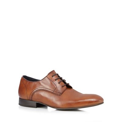 Tan leather Derby shoes